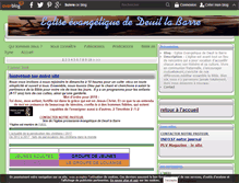 Tablet Screenshot of egliseevangeliquedeuillabarre.com